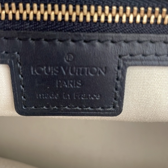 EUC Louis Vuitton Mini Monogram Josephine - Navy Blue - Picture 12 of 14
